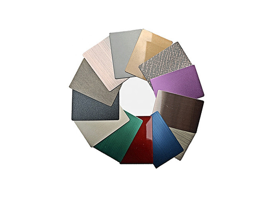 Ketahanan Korosi Yang Baik 201 304 316L Grade Fashionable PVD Color Coating Stainless Steel Sheet