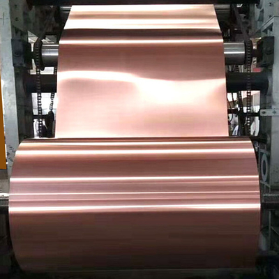 Harga yang bagus Copper Coil Foil 0.1Mm Copper Foil Untuk Baterai C11000 Etp Tu1 Produsen Coil Strip Tembaga on line