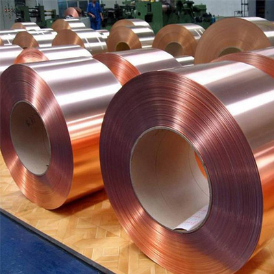 Harga yang bagus 99,9% Strip Tembaga Murni C1100 C1200 C1020 Perunggu Dekoratif Pembumian Tembaga Coil Wire Foil Roll Harga on line