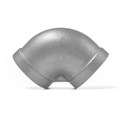 Harga yang bagus 90 Derajat Siku Pipa Stainless Steel Fitting Konektor Tabung Benang Internal Ganda on line