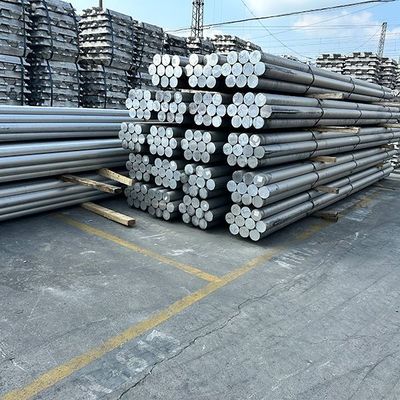 Harga yang bagus 6063 6061 7075 Aluminium Bar Alloy Rod Aluminium Round Bar Di stok on line