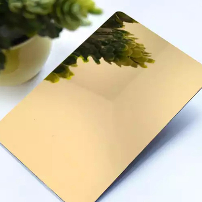 Harga yang bagus Golden Stainless Steel Flat Strip Logam Dekoratif Tipis Ss 430 Garis Rambut 1219mm on line