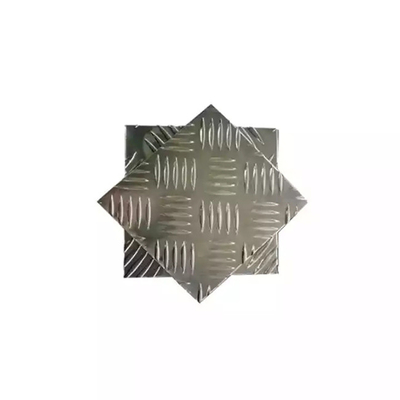 Harga yang bagus 5052 5083 Pelat Tapak Aluminium Lembar Kotak-kotak Timbul Untuk Bus on line