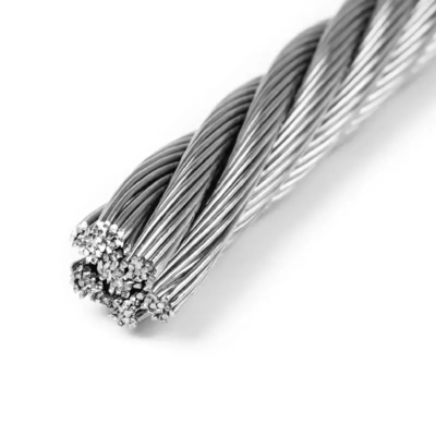 Harga yang bagus AISI304 Stainless Steel Wire Coil Rope 7*37 15mm Cold Heading on line