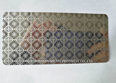 Harga yang bagus 201/304 Stainless Steel Slit Edge Plate Etching Permukaan Finish 1219mm Lebar on line