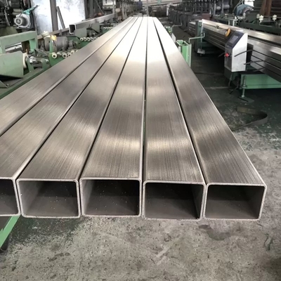 Harga yang bagus Seri 202 Stainless Steel Square Pipe / Square Steel Tubing Tersedia Logo Print on line