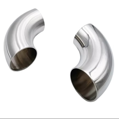 Harga yang bagus Sanitasi stainless steel 90 derajat sambungan pipa Las siku pengelasan tanpa jahitan siku pipa fittings on line