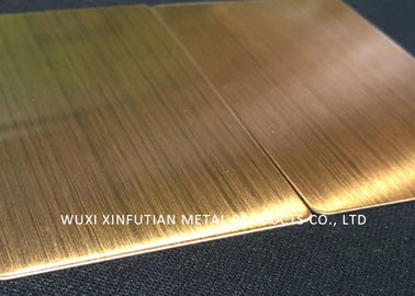 Harga yang bagus Kuning Ti 304 Stainless Steel Permukaan Finish Ketahanan Korosi Untuk Dekorasi on line