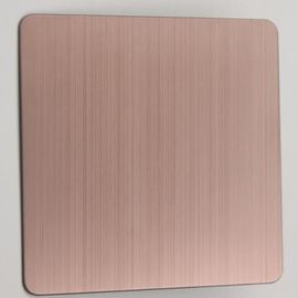 Harga yang bagus 300 Series Golden Rose Gold Sheet Metal Cold Rolled Steel Dekoratif Plat 0.3-2.0mm Tipis on line