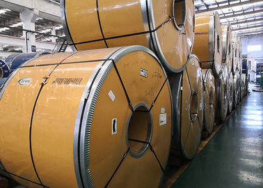 Harga yang bagus 200 Series Stainless Steel Sheet Coil 2B BA Garis Rambut 0.5 - 2.0mm Tebal on line