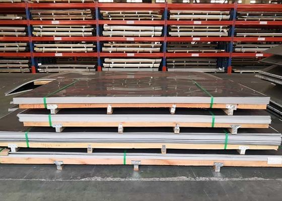 Harga yang bagus Tahan Korosi 304 2B Lembaran Bahan Konstruksi Logam Kemampuan Las Tinggi on line