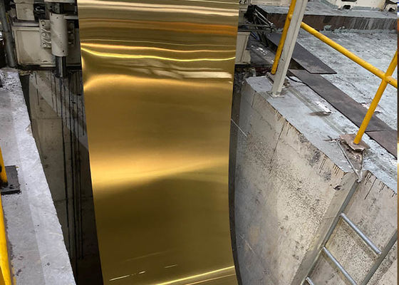 Harga yang bagus Champagne Titanium SUS304 Stainless Steel Sheets hot rolled on line