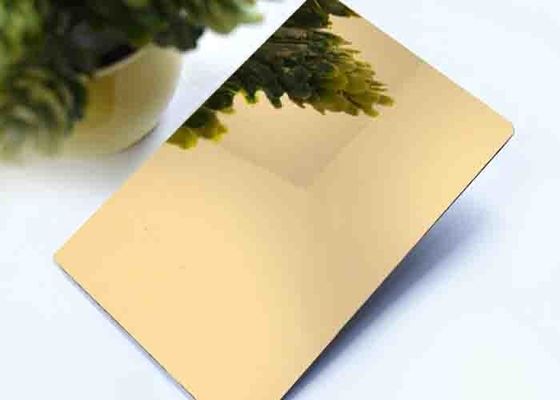 Harga yang bagus 6mm Tebal 8K Cermin Tahan Karat Dicap 201 Lembar Baja Tahan Karat on line