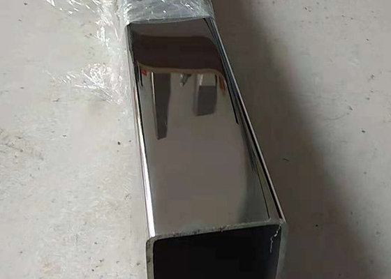 Harga yang bagus 201 kelas Pipa Ss304 Tabung Dilas Stainless Steel Persegi Panjang on line