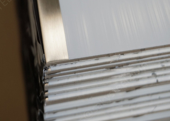 Harga yang bagus 6mm 201J Cold Rolled Stainless Steel Sheet Untuk Tepi Lurus on line