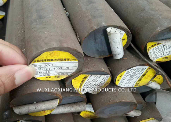 Harga yang bagus 2Cr13 1Cr13 Profil Stainless Steel Black Ss Round Bar Untuk Pemrosesan Mekanik on line